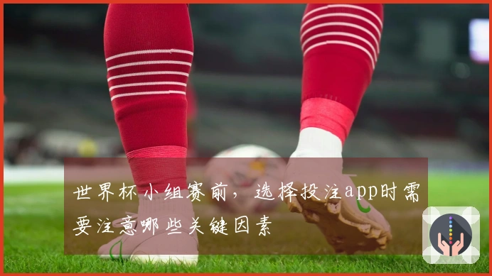 世界杯小组赛前，选择投注app时需要注意哪些关键因素