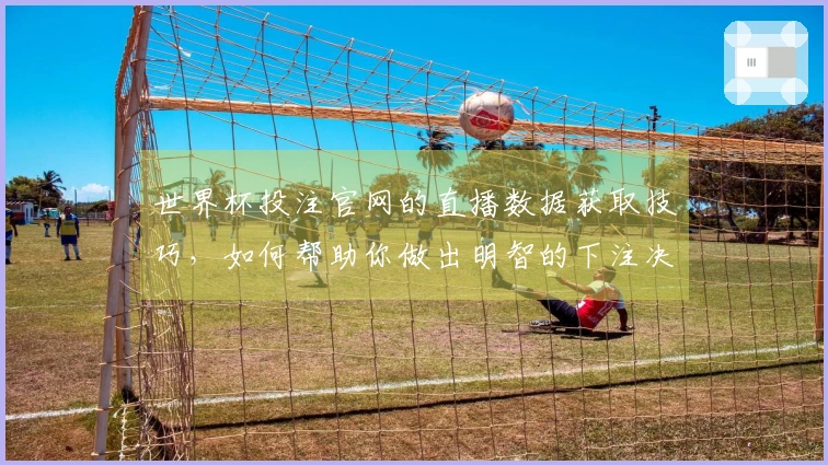 世界杯投注官网的直播数据获取技巧，如何帮助你做出明智的下注决策